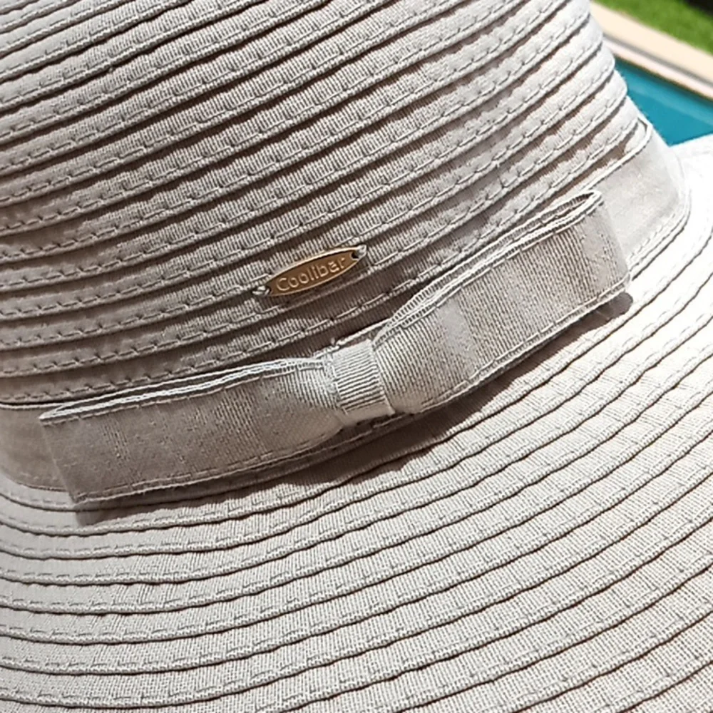 Coolibar Shelby Shapeable Poolside Hat. Convertible Roll With Snap. NWT. UPF 50+ - Picture 4 of 16